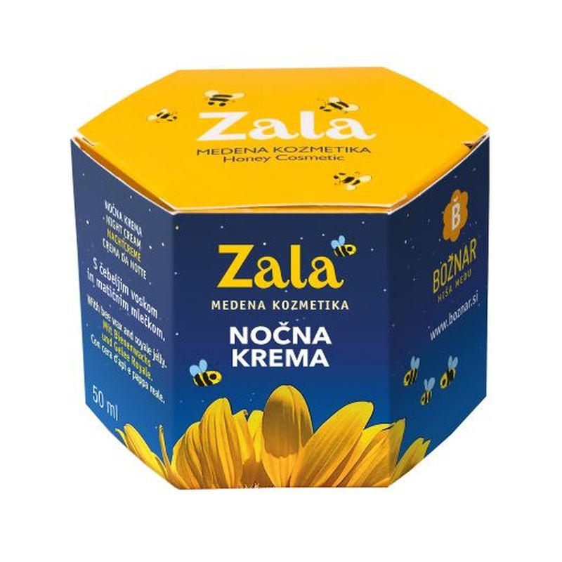 Nachtcreme mit Bienenwachs und Honig, 50 ml