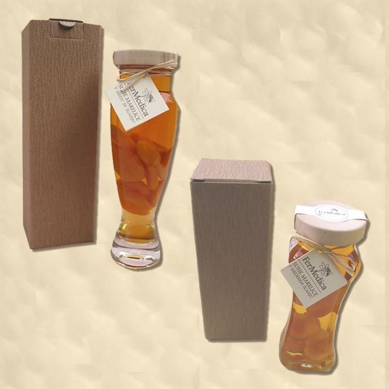 Honig Likör 0,5 l mit trockene Aprikosen