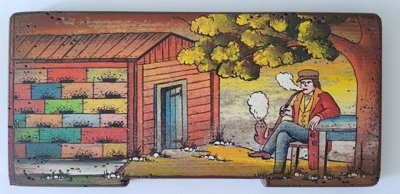 Bemalte Bienenstockstirnbretter - Reicher Bienenzüchter