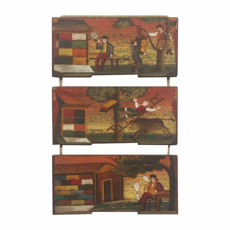 Bienenstockstirnbrett - Drilling