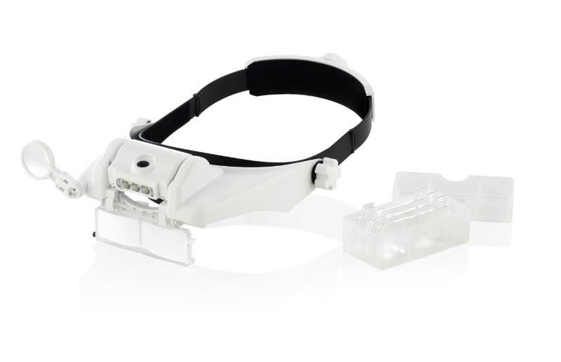 Kopflupe mit LED Beleuchtung und 6 Vergrößerung