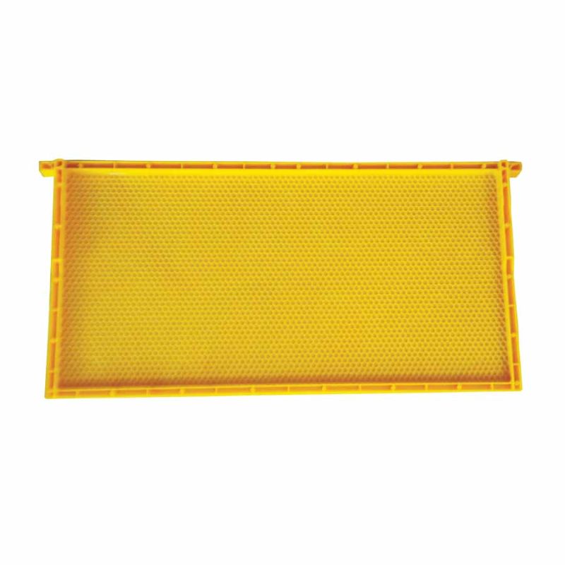 Mittelwand mit Rämchen Langstroth, 1/1, Kunststoff PS