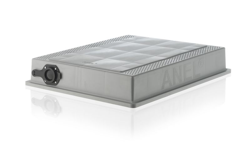 Deckel Langstroth, isoliert mit belüftungem Zapf, Kunststoff