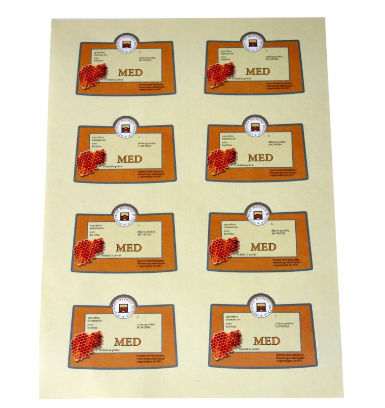 Aufkleber für Honig