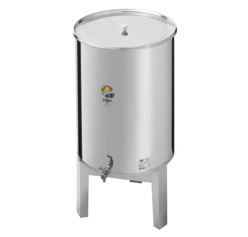 Behälter für Wein 120 l aus Edelstahl-Rostfrei