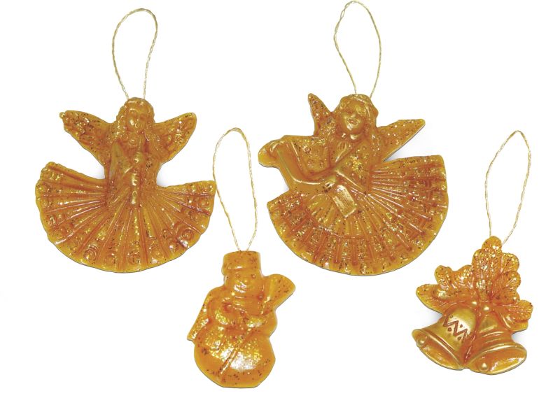 Christbaumschmuck, 4 Stück