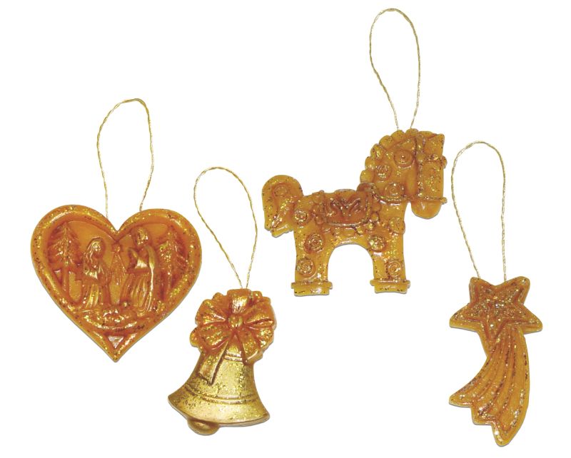 Christbaumschmuck, 4 Stück