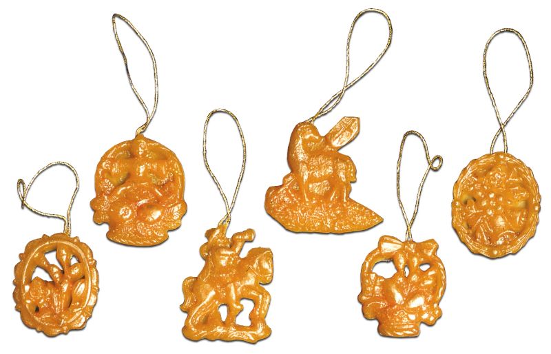 Osterstraußschmuck, 6 St.