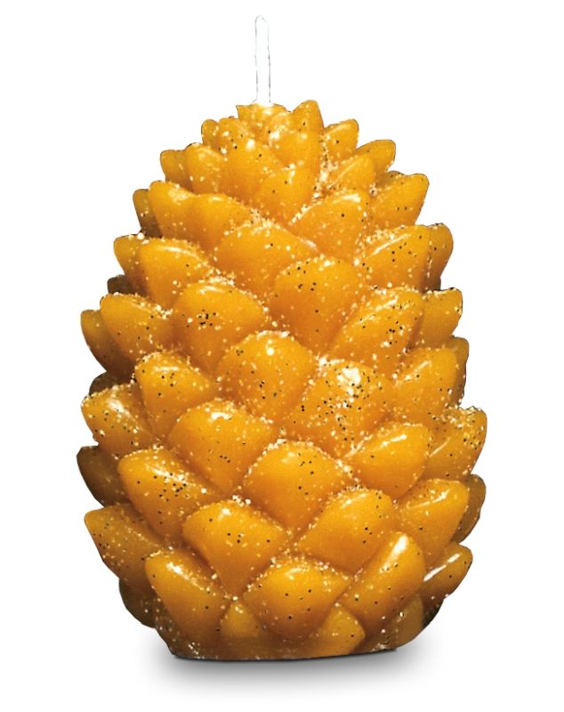 Tannenzapfenkerze