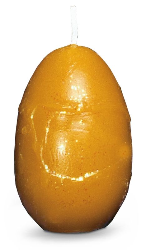 Ostereikerze mit Struktur