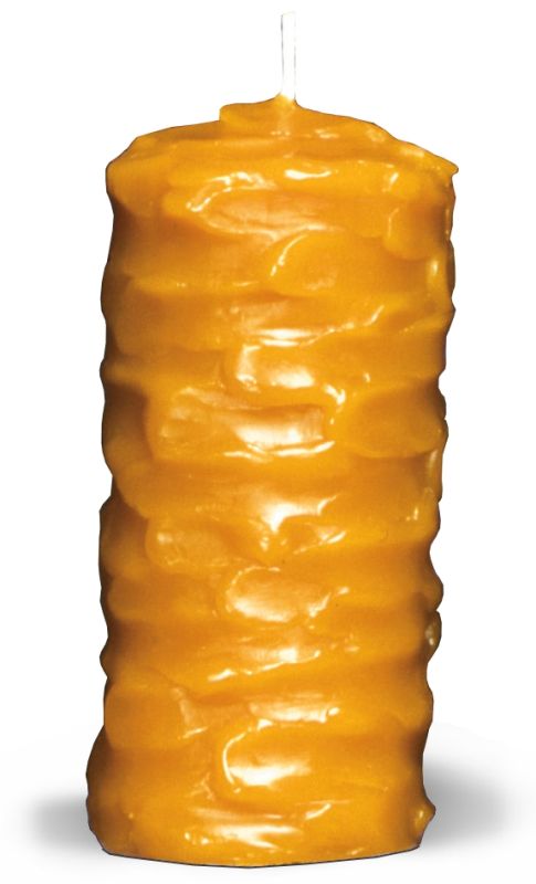 Kerze mit Struktur