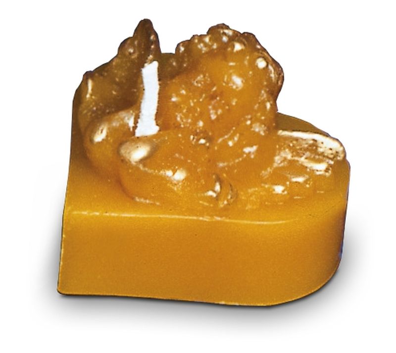 Schwimmkerze, Engel auf Herzform