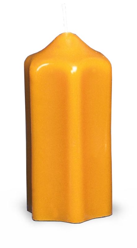 Kerze 6-eck-form