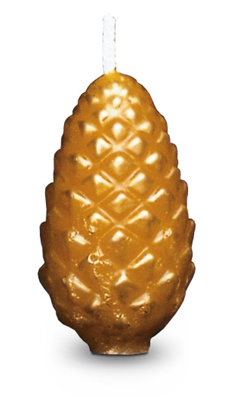 Tannenzapfenkerze