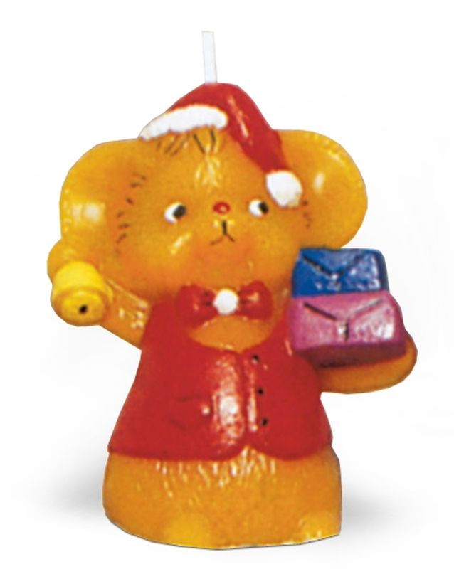 Maus mit Glocke in der hand