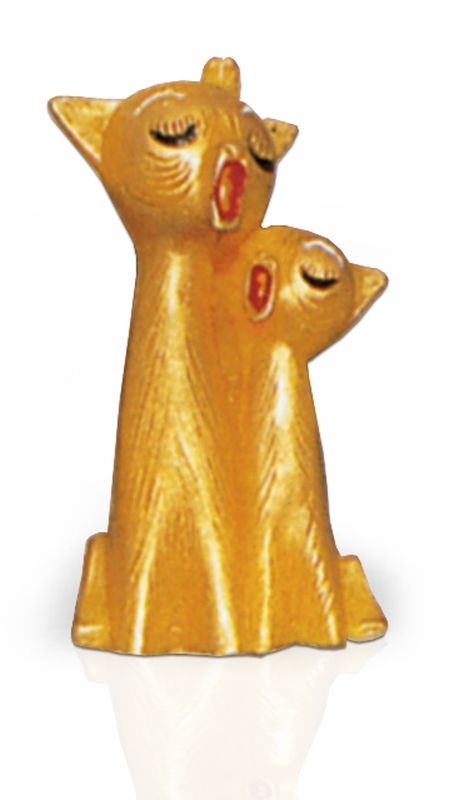 Singendes Katzenpaar