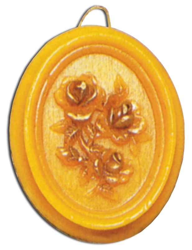 Bild mit Blumenrelief