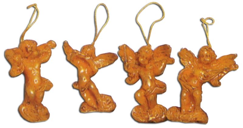 Christbaumanhänger, 4 Motive